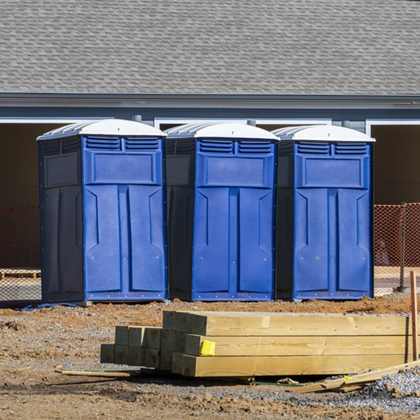 what is the cost difference between standard and deluxe portable restroom rentals in Ace TX